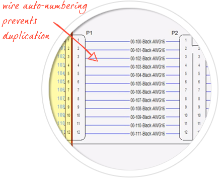 electrical-schematic-software--E3-schematic--auto-wire-numbering