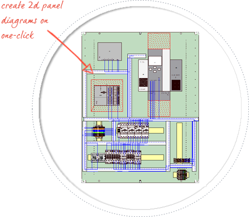 electrical-panel-design-software--E3-Panel--single-click-2D-view