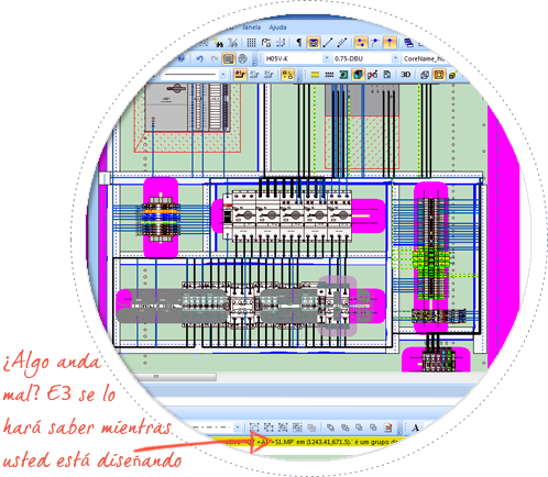 Software de diseño eléctrico de paneles, E3 Panel, Revisión de las reglas de diseño