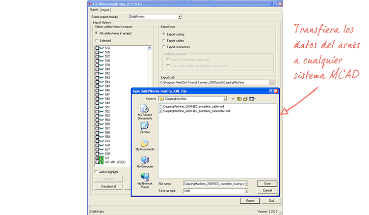 Software_de_Diseño_de_Cableado_Eléctrico__E3.3d_Routing_Bridge