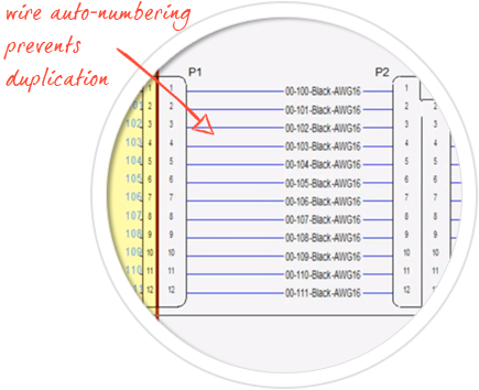 electrical-schematic-software--E3-schematic--auto-wire-numbering