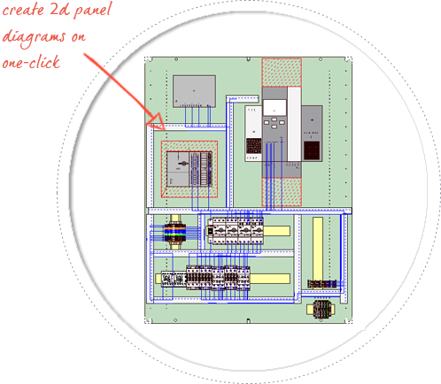 electrical-panel-design-software--E3-Panel--single-click-2D-view