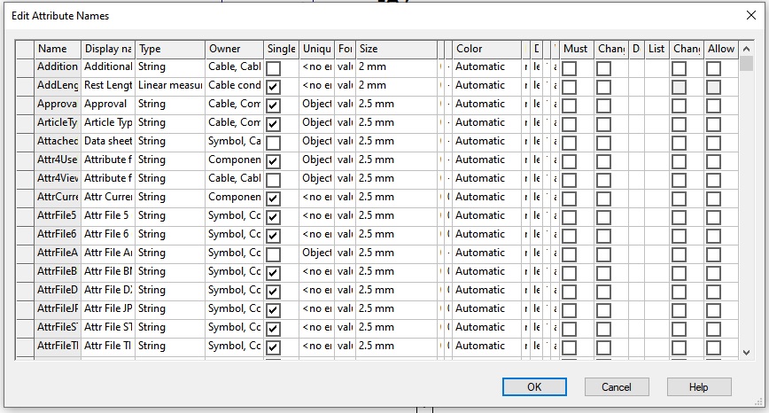 1-Attribute Names