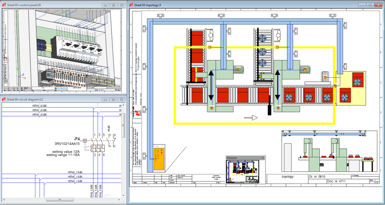 Topology-panel