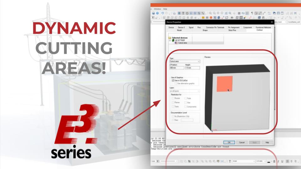 How to Define Cut Areas on the Electrical Panel