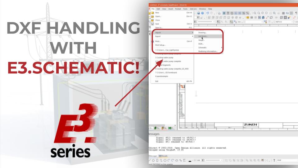AutoCAD File Manipulation with E3.schematic