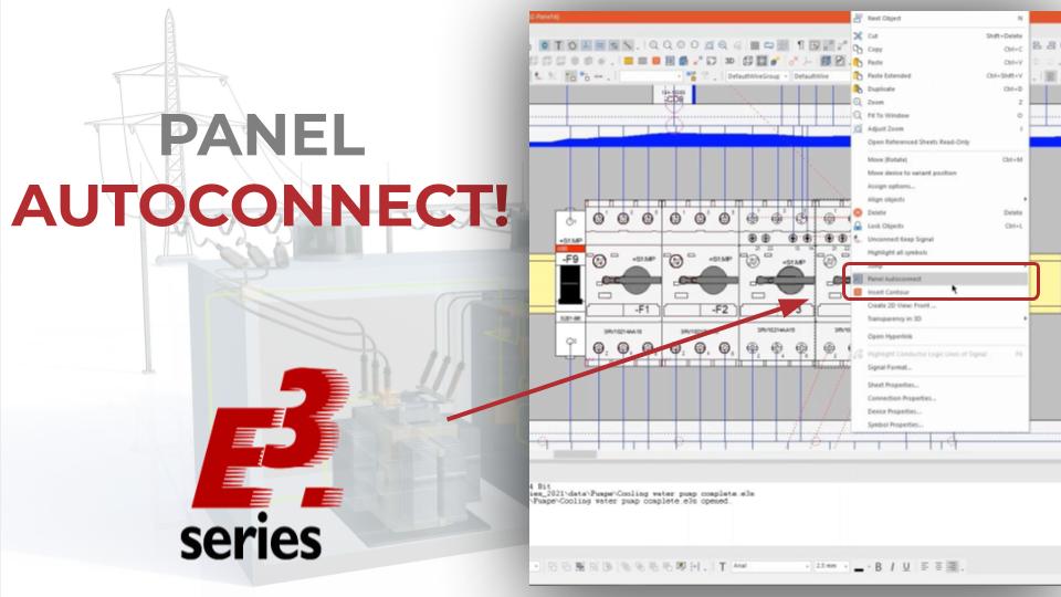 Roteamento Automático de Painel Elétrico com E3.panel Plus - EN