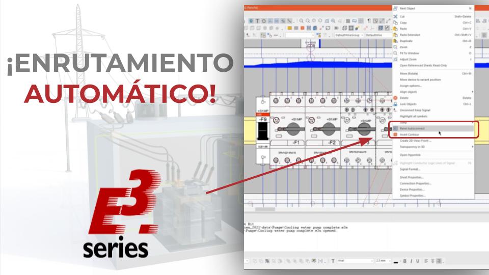 Roteamento Automático de Painel Elétrico com E3.panel Plus - SP