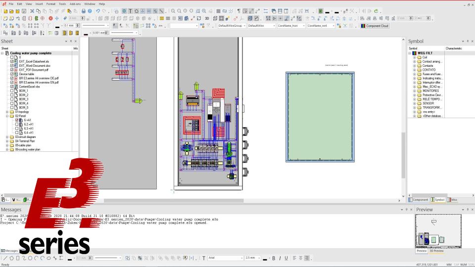 El Diseño de Cuadros Eléctricos con E3.panel
