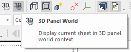 Visualização 3D de Folhas Individuais do Painel Elétrico